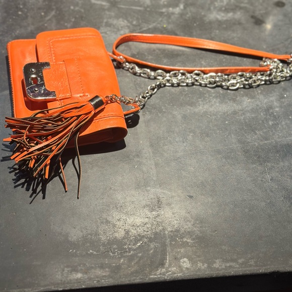 Vintage Orange Diane von Furstenberg Crossbody Bag - Picture 6 of 6